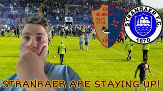 STRANRAER 31 EAST KILBRIDE  PITCH INVASION MADNESS 🤯🧨 [upl. by Jedthus200]