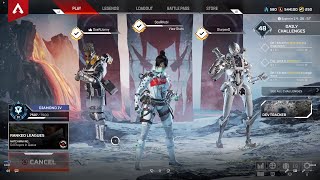 First day of season 2 ranked was prime apex legends [upl. by Wehner]