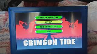 Crimson Tide 1998 DVD Menu Walkthrough [upl. by Tanney]