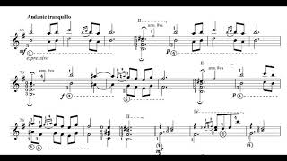 Isaac Albéniz  Asturias Leyenda for Guitar Score video [upl. by Warfeld706]