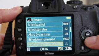 Nikon D3000  Guide Mode and Programs [upl. by Ardnuassac]