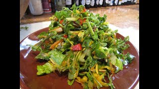 Wild Edibles Making Chickweed Salad [upl. by Nylahs]