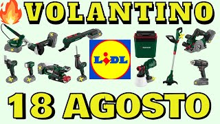 VOLANTINO LIDL PARKSIDE PAZZESCO  DAL 12 AL 18 AGOSTO faidate lidl volantino parkside [upl. by Ludie]