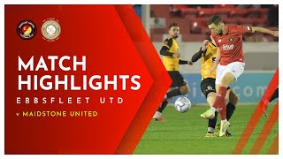 MATCH HIGHLIGHTS  Ebbsfleet United v Maidstone United  23112021 [upl. by Annaeel206]