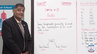 Class 10  Chemistry  Chapter 10  Lecture 9 Salts amp Preparations of Salts  Allied Schools [upl. by Aysahc897]