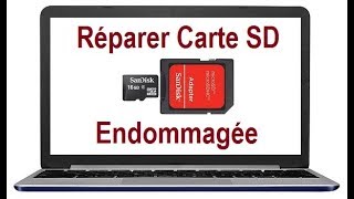 Comment réparer une Carte SD endommagée Carte SD corrompue [upl. by Fransisco]