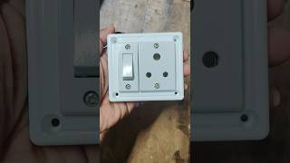 1 Switch 1 Socket 1 indicator extension board kaise banaye 2024  how to make switch board wiring [upl. by Newnorb]