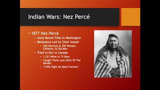 US History After 1877 4 Plains Indians [upl. by Ajak]