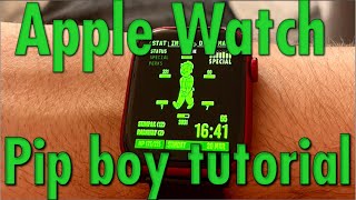 Apple Watch Clockology Tutorial pip boy [upl. by Elberfeld]