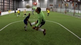 Indoor Soccer Keeper Saves  572014 [upl. by Luttrell]