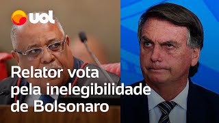 Julgamento de Bolsonaro Relator vota pela condenação por abuso de poder político e econômico [upl. by Almallah]