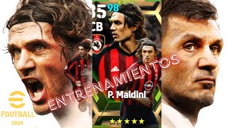 NUEVOS JUGADORES EPICOS EN efootball2024 MEJORES ENTRENAMIENTOS PARA EPICOS maldini 😮 [upl. by Anya]