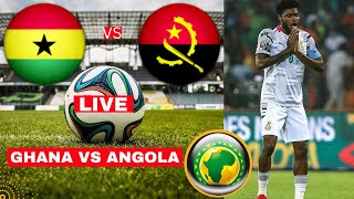 Ghana vs Angola 10 Live Stream Africa Cup Nations Qualifiers Football Match Highlights Black Stars [upl. by Ylreveb]