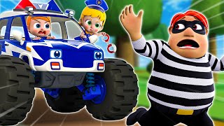 Tickle PoliceGirl  Police Officer Song  Funny Songs amp More Nursery Rhymes amp Kids Songs [upl. by Ameehs83]