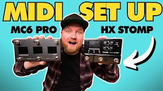 How To Set Up MorningstarEngineering MC6 Pro with Line 6 HX Stomp [upl. by Llerut904]