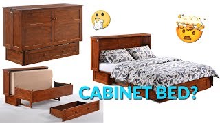 This Cabinet Transforms Into a Queen Bed [upl. by Hibbert]