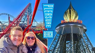 Blackpool Pleasure Beach Vlog November 2023 [upl. by Sivehc]