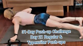 PushUp Challenge Day 21 – Some Typewriter [upl. by Akisey83]