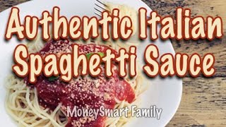 How to make authentic Italian spaghetti sauce gravy from scratch [upl. by Farhi257]