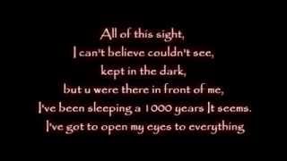 Evanescence  Wake me up Inside Lyrics [upl. by Sidhu992]