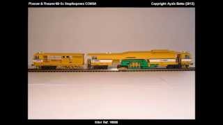 Plasser amp Theurer 093x Dynamic Stopfexpress COMSA Kibri 16090 Modelismo Ferroviario Model Trains [upl. by Zaob]