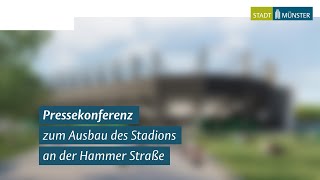 Pressekonferenz zur Stadionmodernisierung [upl. by Rebme]