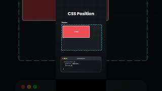 Positioning in css shorts [upl. by Merrel]