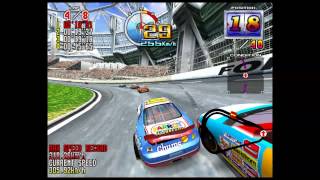 Daytona USA 2  Beginner Course Gameplay [upl. by Dulsea500]