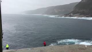 Rock fishing’s at Albany Western Australia [upl. by Yniffit]