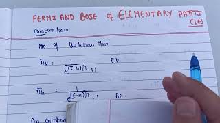 Fermi and Bose gas for elementary particles StatisticalPhysics reference Book Landaus and Lifshitz [upl. by Ibbie]