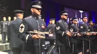 US Air Force Band surprise rendition of Air Force song [upl. by Judye]