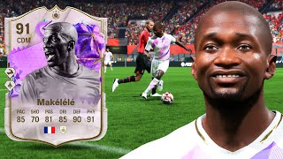 91 Ultimate Birthday Icon SBC Makelele is an ELITE CDM 💪 [upl. by Ehctav916]