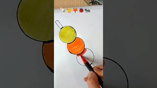 Satisfying creative art 🍡🐈🦊🐞🐜satisfying creative art shorts ytshorts viralvideo viralshorts [upl. by Adoree]