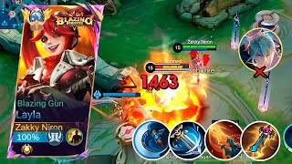 WTF DAMAGE🔥CRAZY LAYLA NEW 1 SHOT  BUILD TOP 1 GLOBAL LAYLA  MLBB [upl. by Mercy]