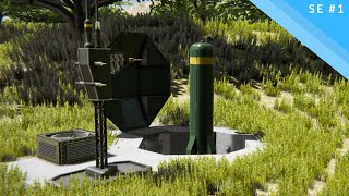 Functioning Missile Silo  Space Engineers [upl. by Animaj]