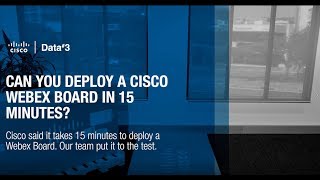 Can you set up a Webex Board in 15 minutes [upl. by Proffitt572]