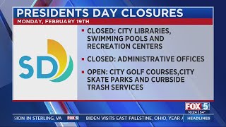 What’s Closed On Presidents’ Day In San Diego [upl. by Anelrad]