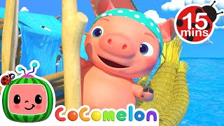 15 MIN LOOP Three Little Pigs Pirate Version  More Nursery Rhymes amp Kids Songs  CoComelon [upl. by Juxon556]