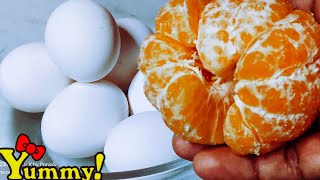 Orange omeletteorange omelette recipenew style omelettehow to make egg omelette recipe amlet [upl. by Wojcik]