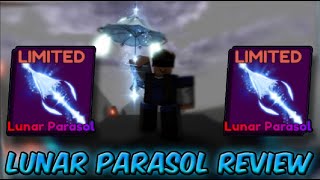 How Good is the LUNAR PARASOL in BLADE BALL 4K UHD [upl. by Yud425]