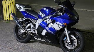 2001 YAMAHA R6 REV LIMIT TESTING 15500 RPM 🔥🧨💨😈 shorts [upl. by Millie]