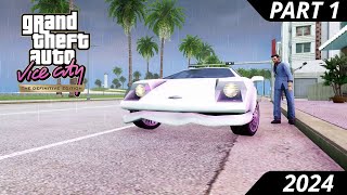 Gta vice city The Definitive Edition Part 1 Gameplay No Commentary 2024  GTA 6 2024  GTA VI 2024 [upl. by Jerry]