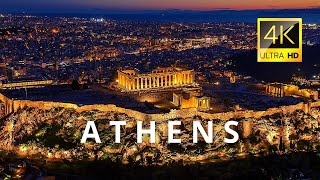 Athens Greece 🇬🇷 in 4K ULTRA HD 60FPS Video by Drone [upl. by Anauqat193]