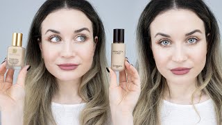 ESTEE LAUDER Double Wear vs new GUERLAIN Terracotta Le Teint  Foundation Battle [upl. by Zetnod]