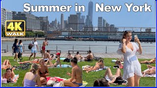 【4K】WALK Summer in NEW YORK City NY Travel vlog USA [upl. by Kara-Lynn346]