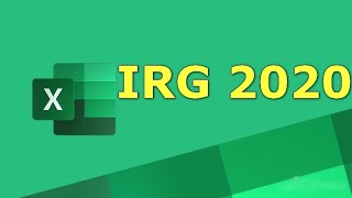 IRG 2020 Complément pour Excel اضافة لحساب الضريبة في اكسال [upl. by Eibloc]