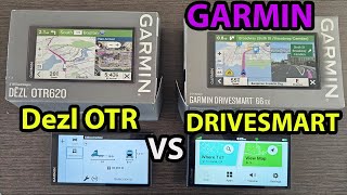 gps camiones GARMIN Dezl OTR620 vs garmin DRIVESMART dezl otr vs drivesmart diferencias modelos GPS [upl. by Derdlim]