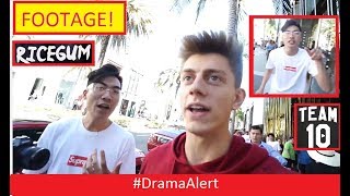 Team 10 vs RiceGum IRL DramaAlert KSI Deji vs W2S  FaZe Banks goes OFF on Christian Burns [upl. by Elman]