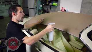 How To Clean amp Protect Convertible Tops  Chemical Guys Detailing Fabric Guard Bentley [upl. by Nyrehtac]