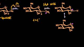 Carbohydrate glycoside formationhydrolysis [upl. by Ettenhoj]